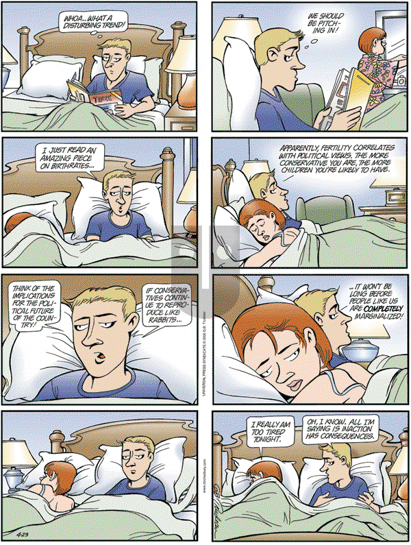 Doonesbury - Sunday April 23, 2006 Comic Strip
