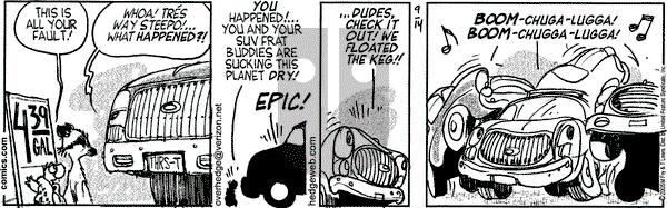 Over the Hedge on Wednesday September 14, 2005 Comic Strip