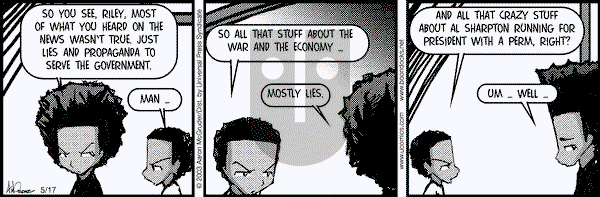 The Boondocks on Saturday December 18, 2010 Comic Strip