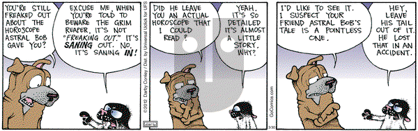 Get Fuzzy on Friday March 30, 2012 Comic Strip