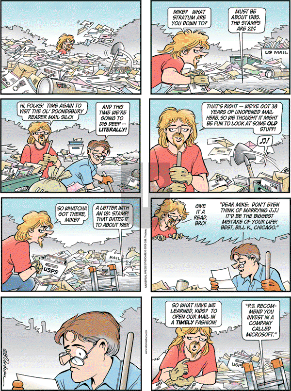 Doonesbury - Sunday March 8, 2009 Comic Strip