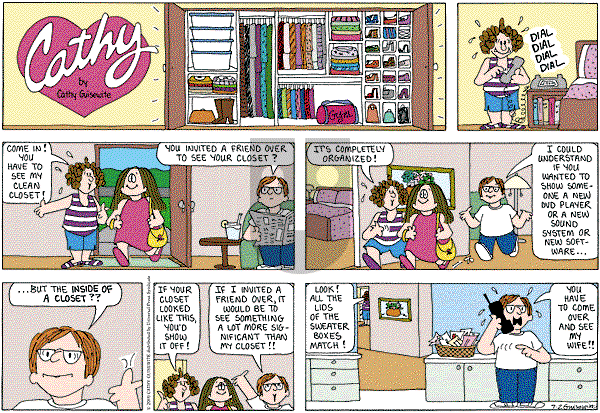 Cathy Classics - Sunday July 3, 2011 Comic Strip