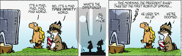 Over the Hedge on Saturday March 23, 2019 Comic Strip
