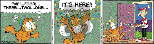 Garfield on Tuesday December 31, 2019 Comic Strip