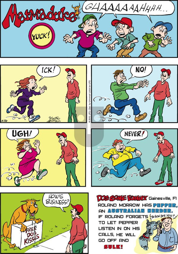 Marmaduke on Sunday April 26, 2015 Comic Strip