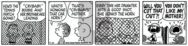 Peanuts on Monday July 10, 1978 Comic Strip