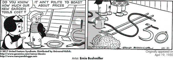 Nancy Classics on Wednesday April 19, 2017 Comic Strip
