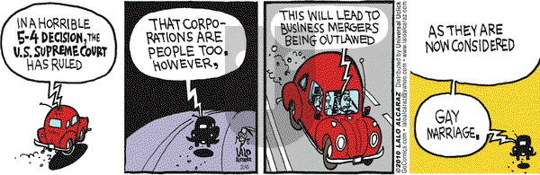 La Cucaracha - Saturday February 6, 2010 Comic Strip