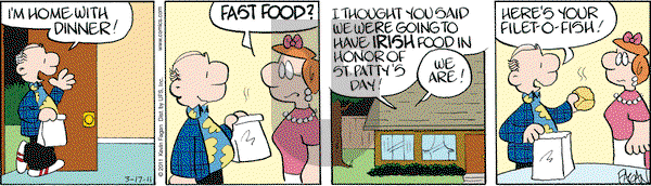 Drabble on Thursday March 17, 2011 Comic Strip