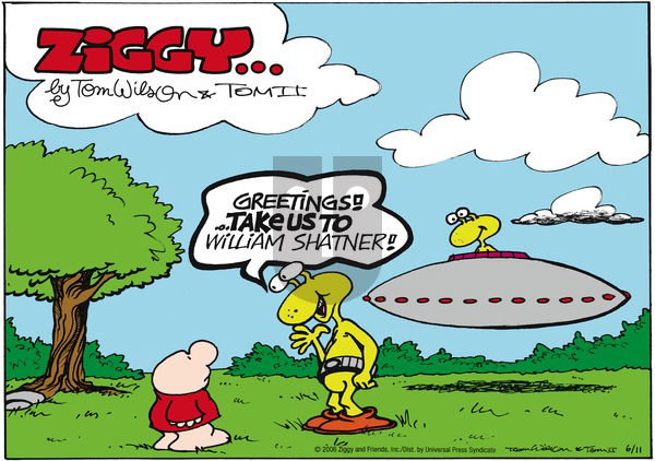 Ziggy on Sunday June 11, 2006 Comic Strip