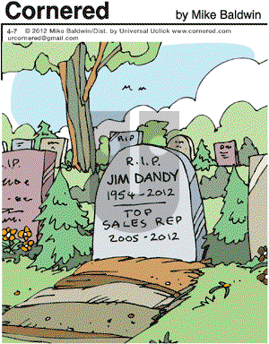 Cornered on Saturday April 7, 2012 Comic Strip