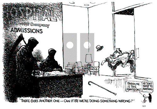 Pat Oliphant on Wednesday December 1, 1999 Comic Strip