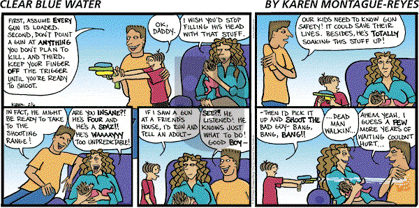 Clear Blue Water on Sunday February 6, 2005 Comic Strip