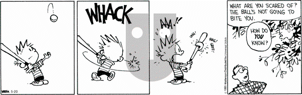 Calvin and Hobbes on Wednesday May 20, 2015 Comic Strip
