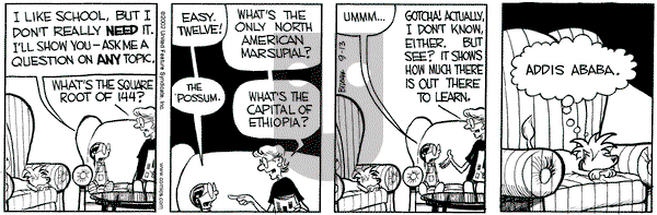 Grand Avenue on Friday September 13, 2002 Comic Strip