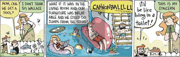 Wallace the Brave on Friday April 11, 2025 Comic Strip