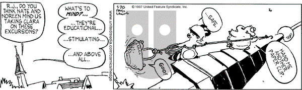 Over the Hedge on Friday May 30, 1997 Comic Strip