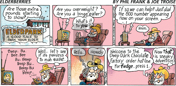 The Elderberries - Sunday March 25, 2007 Comic Strip