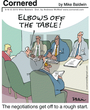 Cornered on Monday September 16, 2019 Comic Strip