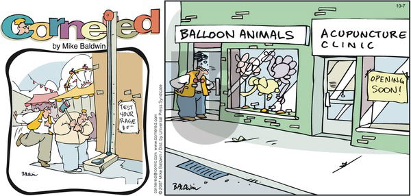 Cornered on Sunday October 7, 2007 Comic Strip