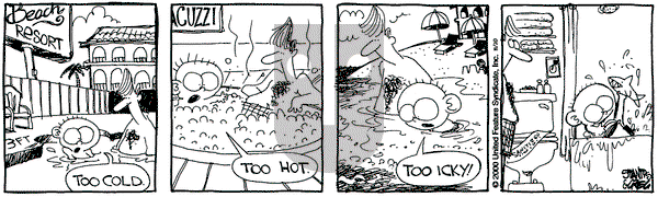 The Buckets on Monday November 20, 2000 Comic Strip