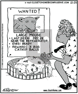 Close to Home on Tuesday December 28, 1999 Comic Strip