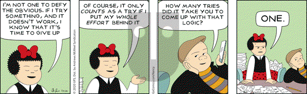 Nancy on Monday July 13, 2020 Comic Strip