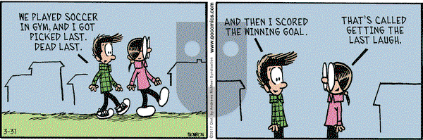 Grand Avenue on Friday March 31, 2017 Comic Strip