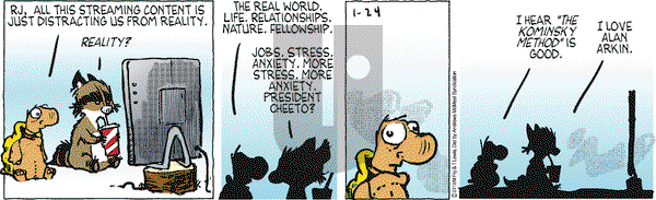 Over the Hedge on Thursday January 24, 2019 Comic Strip