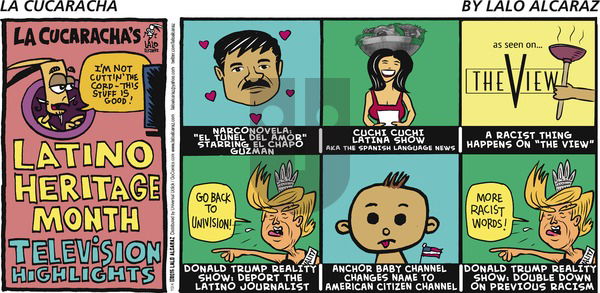 La Cucaracha on Sunday October 4, 2015 Comic Strip