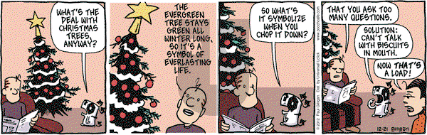 Pooch Cafe on Friday December 21, 2012 Comic Strip