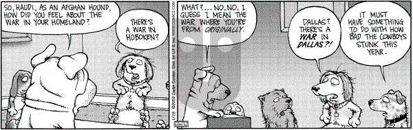 Get Fuzzy on Monday January 28, 2002 Comic Strip