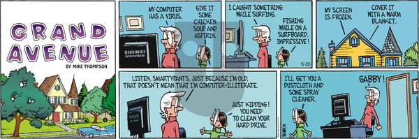 Grand Avenue on Sunday May 28, 2017 Comic Strip