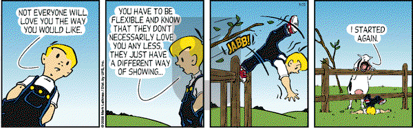 Cow and Boy Classics on Thursday September 25, 2008 Comic Strip