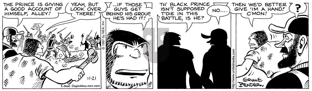 Alley Oop - Friday November 21, 1997 Comic Strip