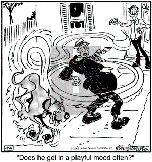 Marmaduke on Thursday April 4, 2002 Comic Strip