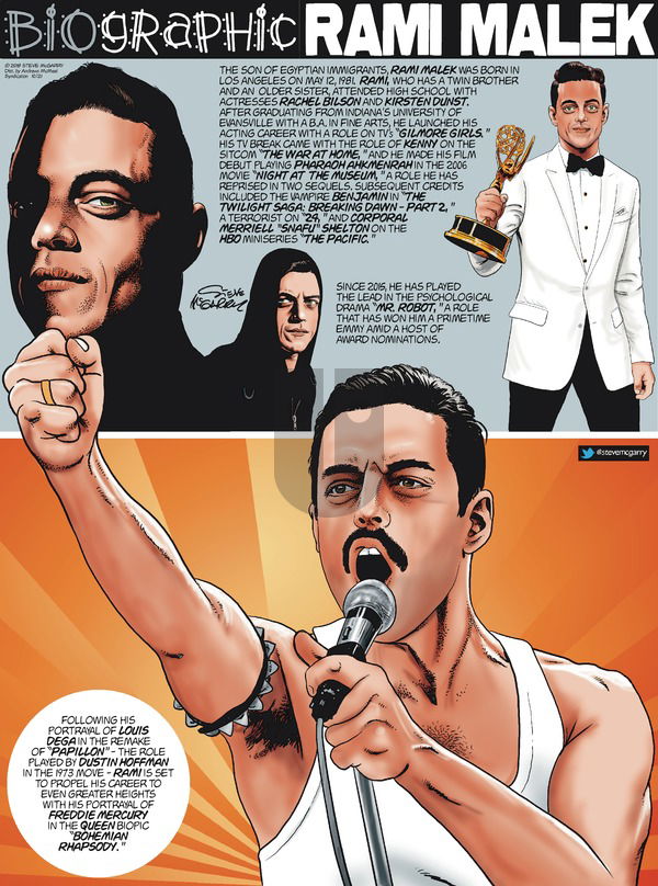 Biographic on Sunday October 21, 2018 Comic Strip