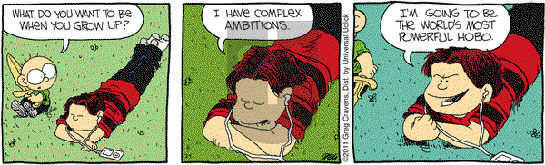 The Buckets on Monday June 27, 2011 Comic Strip