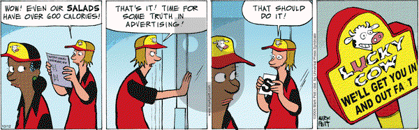 Lucky Cow on Wednesday October 12, 2005 Comic Strip