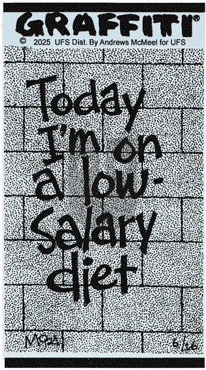 Graffiti on Monday June 16, 2025 Comic Strip