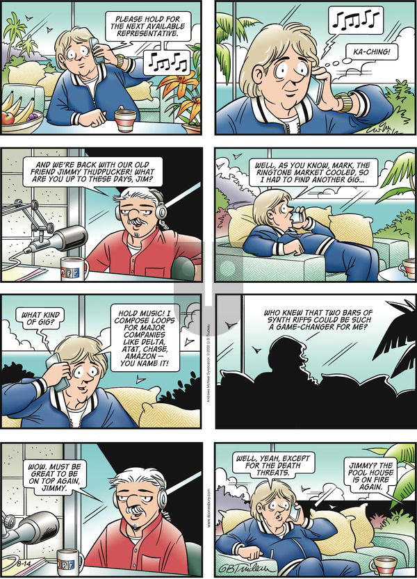 Doonesbury - Sunday August 14, 2022 Comic Strip
