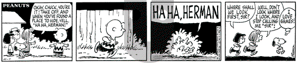 Peanuts on Thursday October 7, 1971 Comic Strip