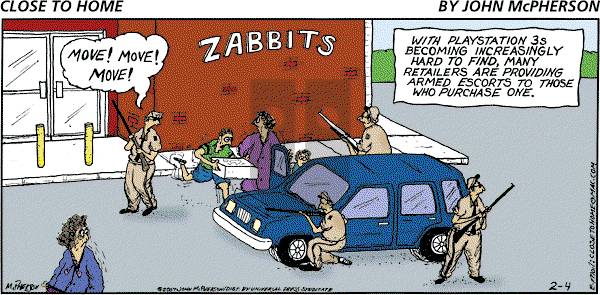 Close to Home on Sunday February 4, 2007 Comic Strip