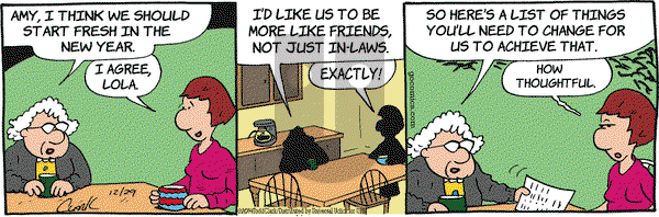 Lola on Monday December 29, 2014 Comic Strip