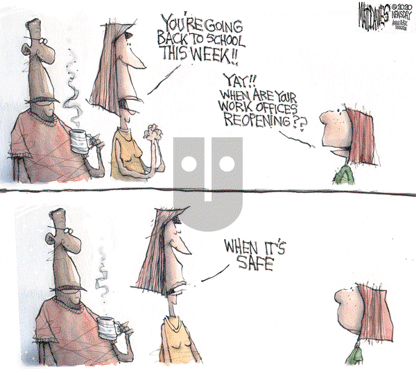 Matt Davies on Wednesday September 9, 2020 Comic Strip