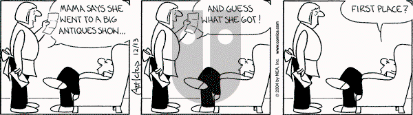 The Born Loser on Monday December 13, 2004 Comic Strip
