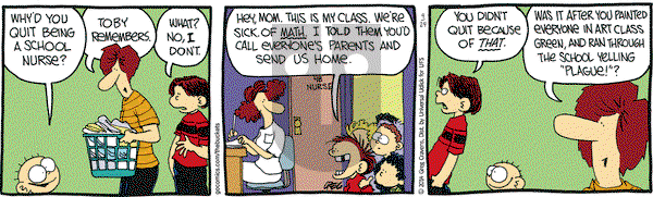 The Buckets on Thursday April 24, 2014 Comic Strip