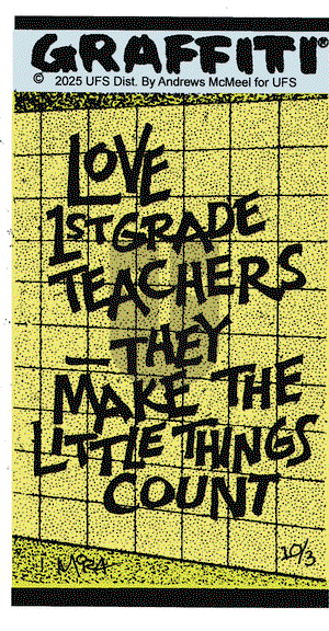 Graffiti on Friday October 3, 2025 Comic Strip