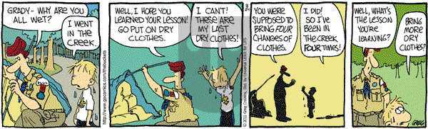 The Buckets - Wednesday August 24, 2011 Comic Strip