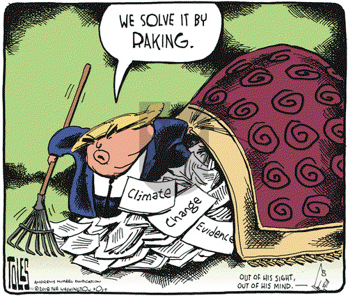 Tom Toles on Tuesday November 27, 2018 Comic Strip